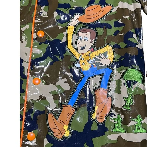 Disney Store Toy Story Rain Jacket Boys Buzz Lightyear Woody